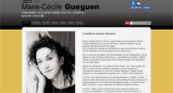 Desktop Screenshot of mariececilegueguen.fr